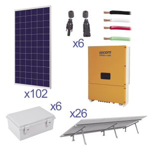 Kit Solar para Intercon. de 35 kW